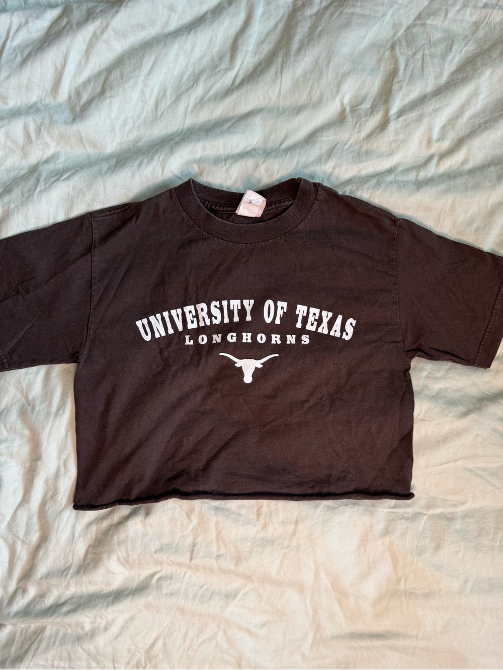 University of Texas Longhorns Brown Crop top size small